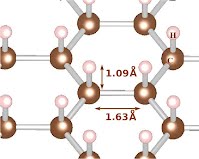 Single side hydrogenation of graphene